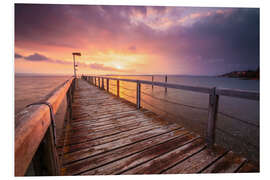 Foam board print Bodensee Sunset I