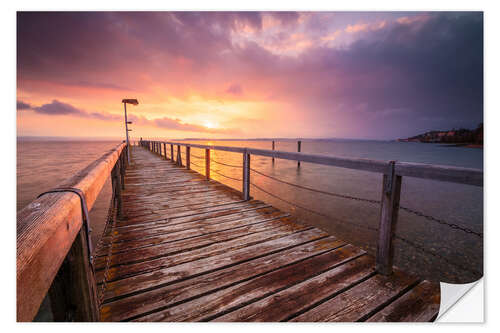 Naklejka na ścianę Bodensee Sunset I