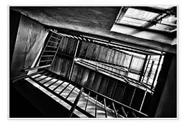 Poster Cage d&#039;escalier