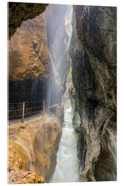 Acrylglas print In the Partnachklamm near Garmisch Partenkirchen 1