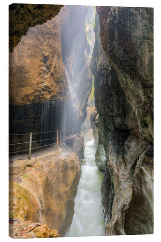 Quadro em tela In the Partnachklamm near Garmisch Partenkirchen 1