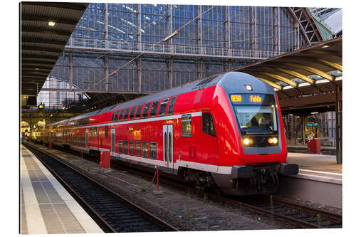 Gallery print Train in Frankfurt train station