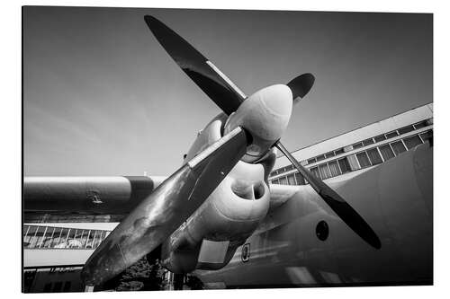 Aluminiumsbilde Engine of a propeller-driven aircraft