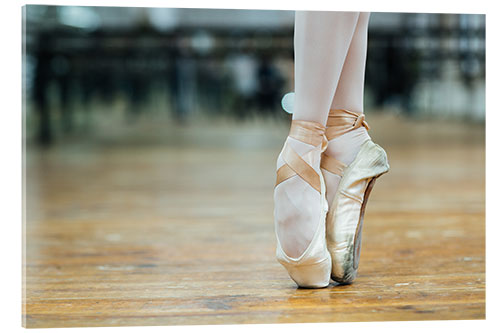 Acrylic print Ballet hour