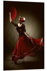 PVC-taulu Flamenco dancer