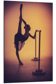 Magnettafel Silhouette einer Ballerina