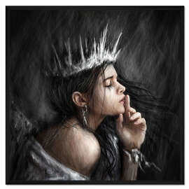 Gerahmter Kunstdruck Queen of Secrets