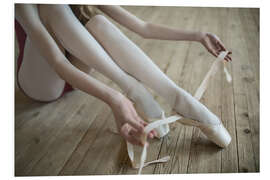 Foam board print Ballet Shoes II