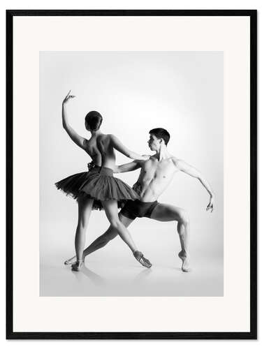 Gerahmter Kunstdruck Balletttänzer