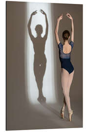 Magnettafel Schatten der Ballerina