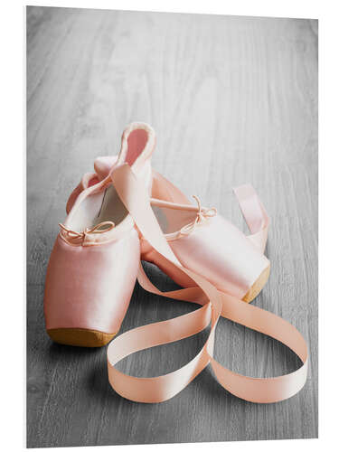 Foam board print Pink Ballet Shoes