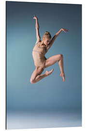 Magnettafel Balance auf Blau