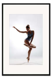 Gerahmter Kunstdruck Hübsche Balletttänzerin
