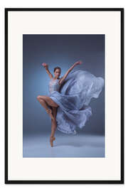 Gerahmter Kunstdruck Tanz im Wind