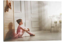 Gallery print Little ballerina - big dreams