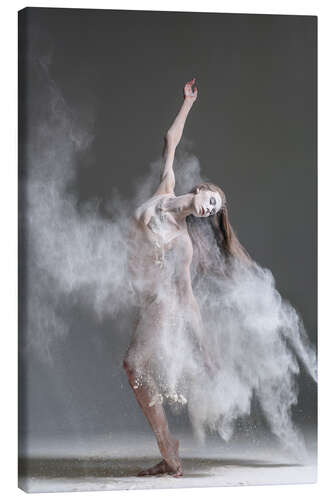 Canvas print Flour dancer in pose