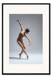 Gerahmter Kunstdruck Konzentration in Pose