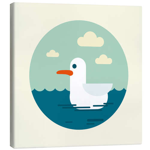 Canvas print Gull