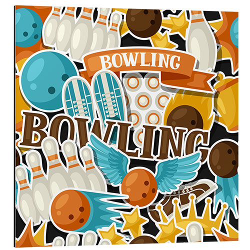 Aluminiumsbilde bowling