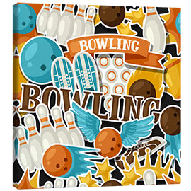 Canvas print bowling