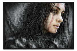 Gerahmter Kunstdruck Vor dem Sturm