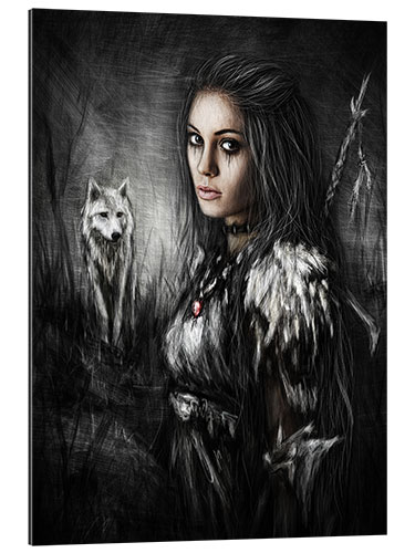 Quadro em plexi-alumínio Northern Wolf