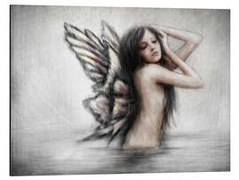 Magnettafel Badende Elfe