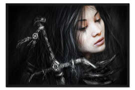 Gerahmter Kunstdruck Blick zurück