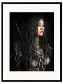 Gerahmter Kunstdruck Gepanzertes Herz