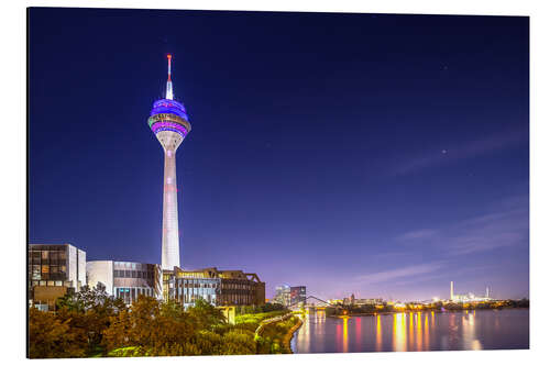 Obraz na aluminium Düsseldorfer Rheinturm III