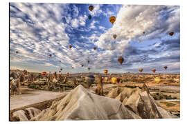 Aluminiumsbilde Balloon spectacle Cappadocia - Turkey