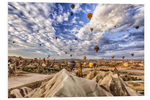 PVC-tavla Balloon spectacle Cappadocia - Turkey