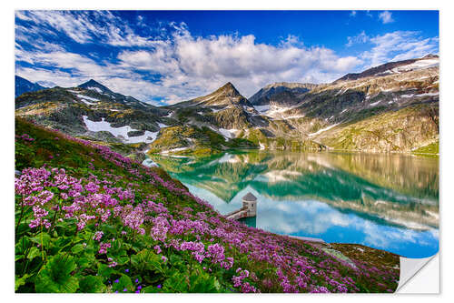 Sticker mural Summer at Weisssee Glacier - Austria