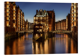 Acrylglasbild  Wasserschloss - Speicherstadt Hamburg - Achim Thomae