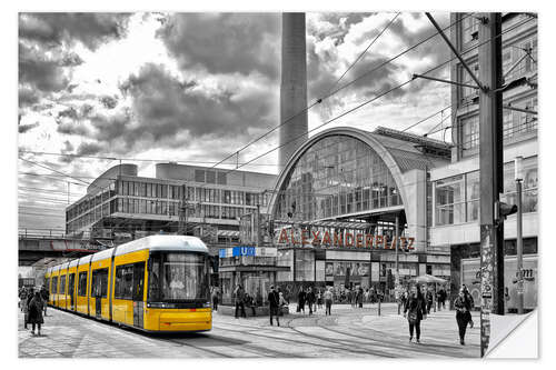 Muursticker Berlin Alexanderplatz