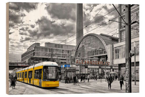 Stampa su legno Berlin Alexanderplatz