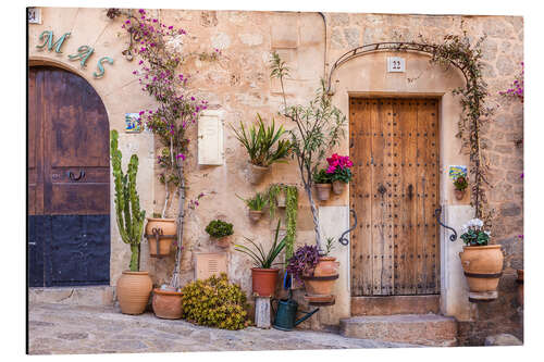 Quadro em alumínio Old Town in Valldemossa (Mallorca, Spain)