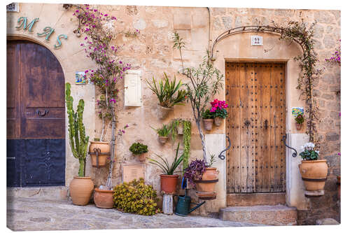 Canvastavla Old Town in Valldemossa (Mallorca, Spain)