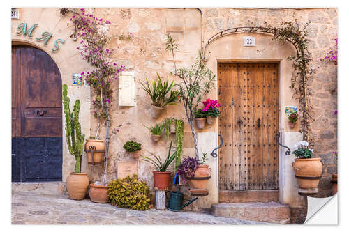 Sisustustarra Old Town in Valldemossa (Mallorca, Spain)