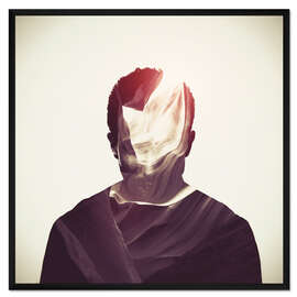 Gerahmter Kunstdruck Gedankenverloren