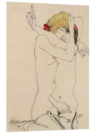 Foam board print Two Women Embracing, 1913