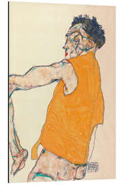 Magnettafel Selbstbildnis in gelber Weste