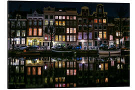 Gallery print Amsterdam   Keizersgracht in a mirror