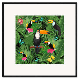 Framed art print Toucan