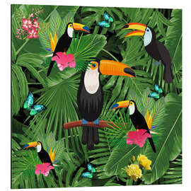 Magnettafel Toucan