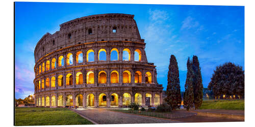 Aluminiumsbilde Coliseum in Rome, Italy V