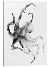 Aluminium print Octopus