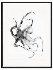 Gerahmter Kunstdruck Octopus