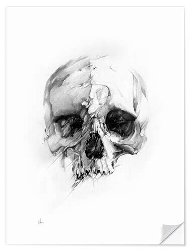 Wandsticker Skull