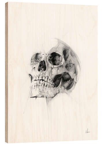 Hout print Skull